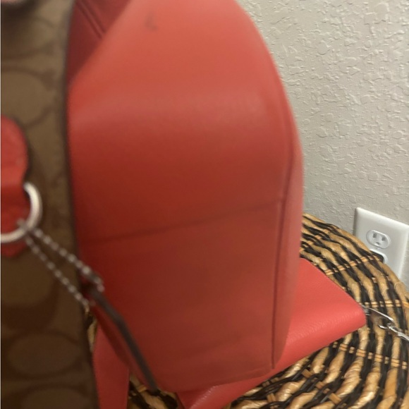 teri coach purse coral and matching wallet - Picture 6 of 11